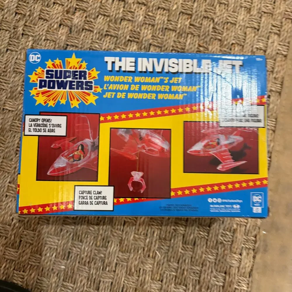 McFarlane Toys DC Super Powers The Invisible Jet Wonder Woman Jet New